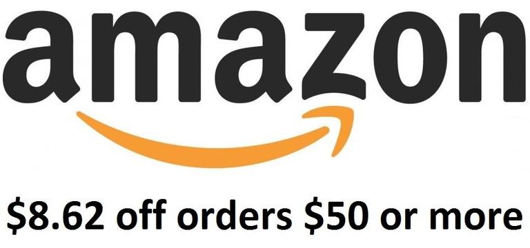 Amazon: $8.62 Off Coupon for Orders of $50 Today Only!